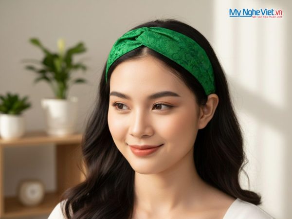 Bộ quà tặng băng đô lụa