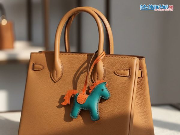 Bộ quà tặng móc khóa ngựa bằng da