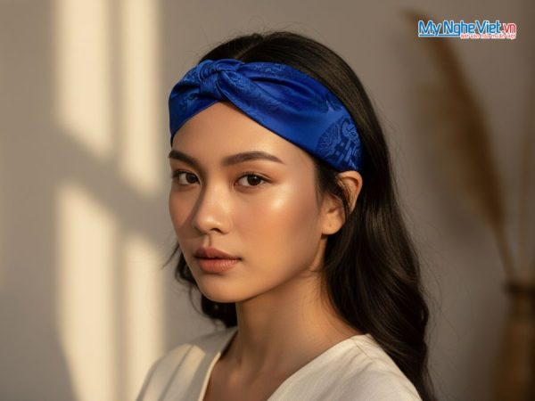 Bộ quà tặng băng đô lụa