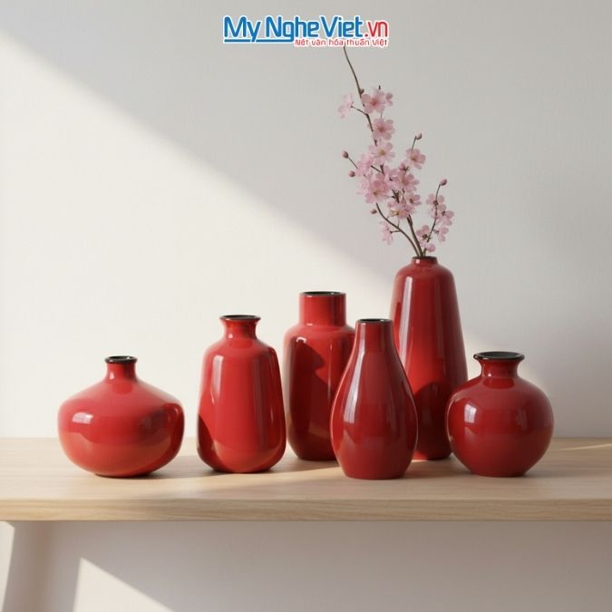 Quà tặng lọ hoa gốm