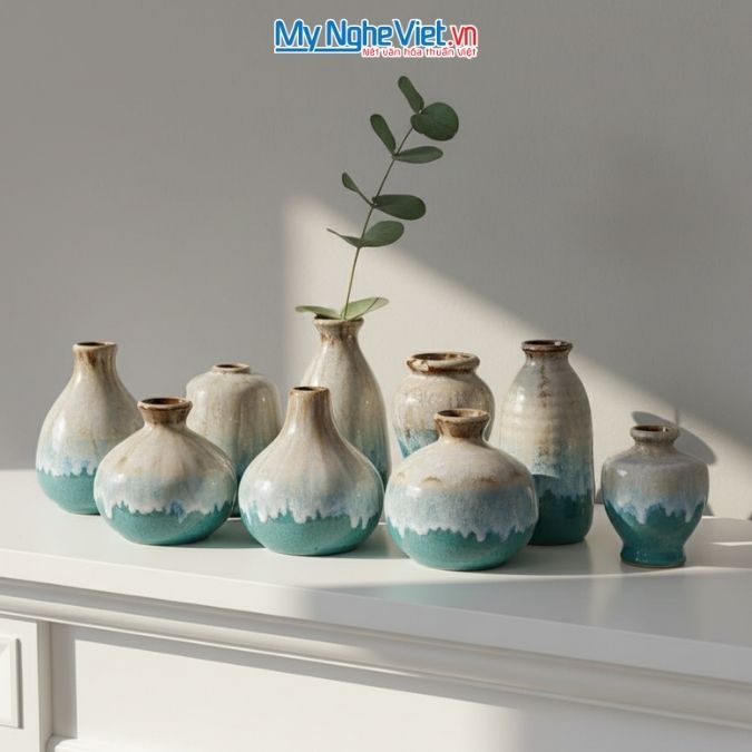 Quà tặng lọ hoa gốm