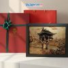Tranh Sơn Mài Vẽ Chùa Một Cột