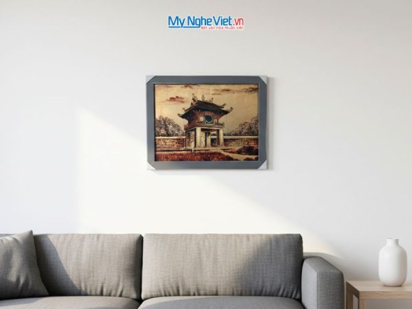 Tranh Sơn Mài Vẽ Văn Miếu Quốc Tử Giám