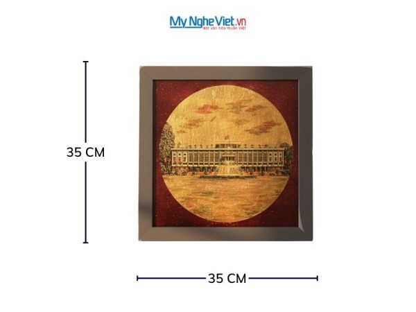 Tranh sơn mài Dinh Độc Lập