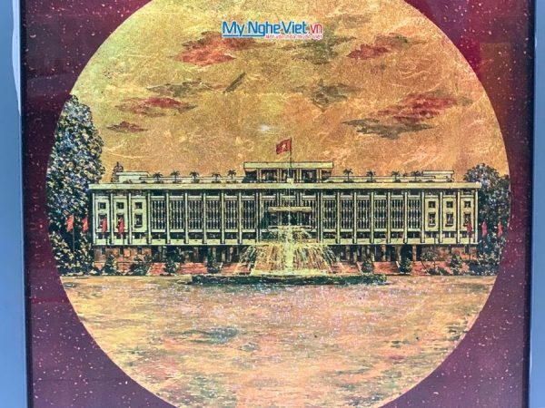 Tranh sơn mài Dinh Độc Lập