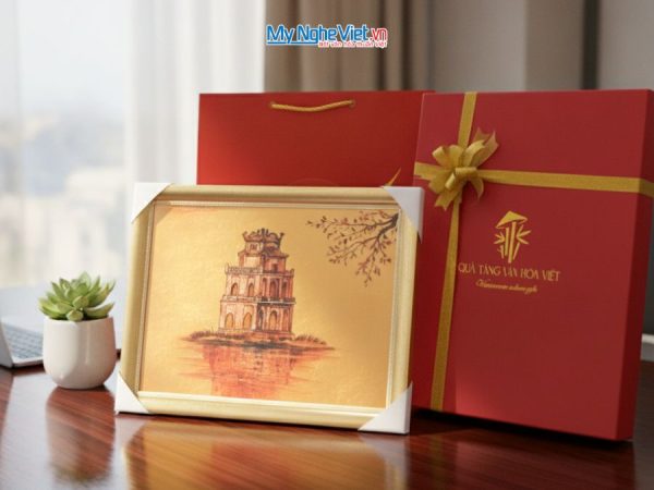 Tranh Sơn Mài Vẽ Hồ Gươm