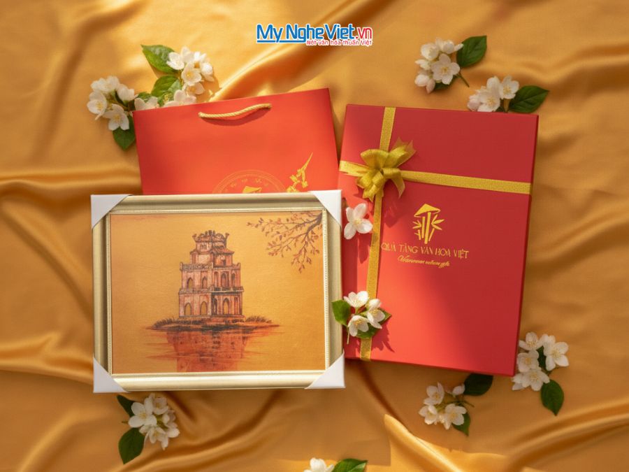 Tranh Sơn Mài Vẽ Hồ Gươm