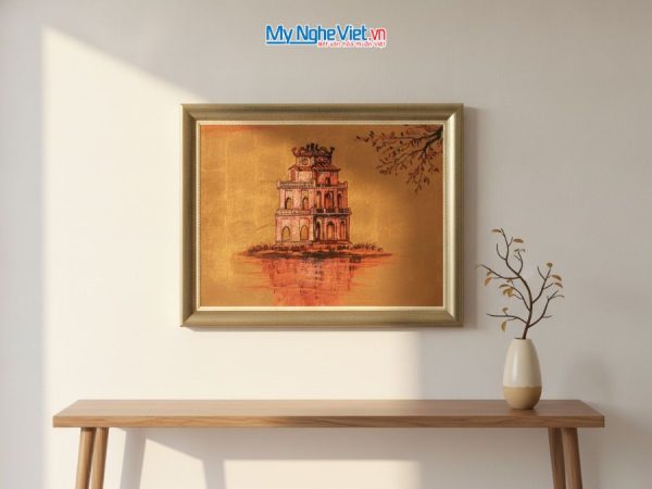 Tranh Sơn Mài Vẽ Hồ Gươm