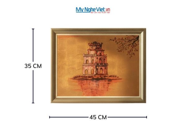 Tranh Sơn Mài Vẽ Hồ Gươm