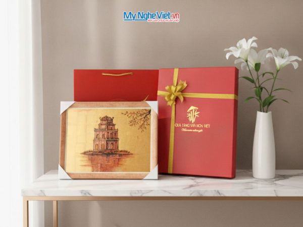 Tranh Sơn Mài Vẽ Hồ Gươm