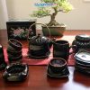 Bộ bình trà men hỏa biến cao cấp