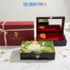 Hộp đựng trang sức sơn mài hoa sen