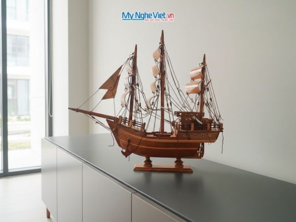 Mô Hình Thuyền Buồm Thái Lan Gỗ Cẩm Lai
