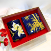 Set Quà Tặng Cao Cấp – Khăn Lụa & Cà Vạt Lụa Tơ Tằm & Hộp Sơn Mài