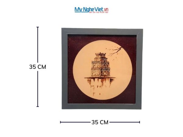 Tranh sơn mài Hồ Gươm