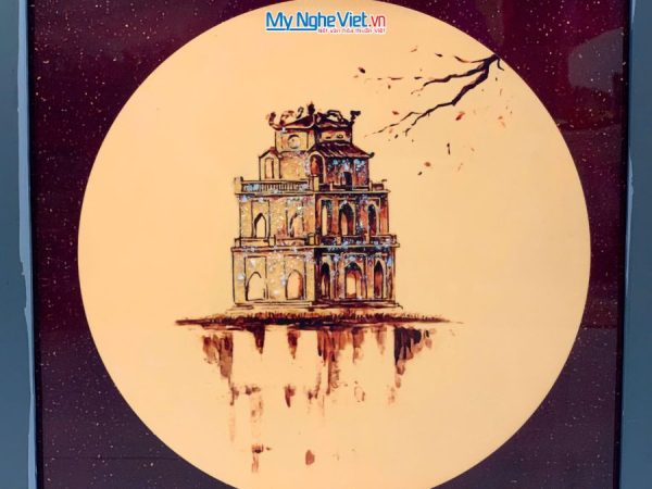 Tranh sơn mài Hồ Gươm