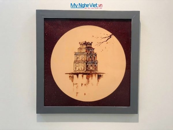 Tranh sơn mài Hồ Gươm