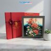 Tranh sơn mài hoa cúc