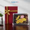 Tranh Sơn Mài Hoa Sen Nền Đen