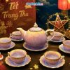 Bộ bình trà men hỏa biến
