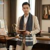 Khăn choàng cổ lụa tơ tằm nam tằm xe