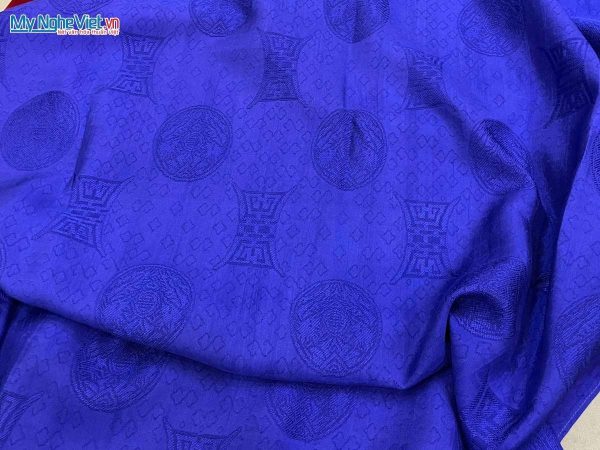 Khăn choàng lụa tơ tằm vân cổ Hà Đông cao cấp