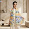 Khăn lụa tơ tằm vẽ thủy ấn