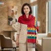 Khăn choàng cổ lụa trống đồng văn miếu quốc tử giám