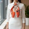 Khăn vuông lụa tơ tằm họa tiết nghệ thuật