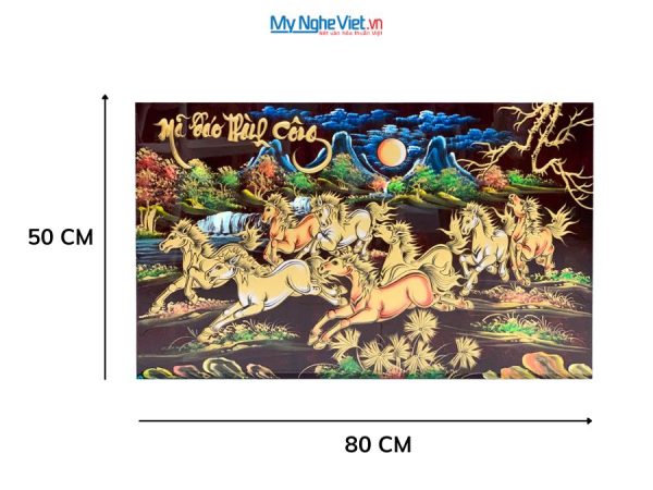 Tranh Mã Đáo Thành Công Đắp Nổi Phù Điêu
