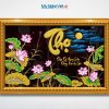 Tranh Sơn Mài Chữ Thọ Đắp Nổi Phù Điêu