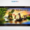 Tranh Sơn Mài Thuận Buồm Xuôi Gió Đắp Nổi