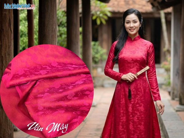 Vải lụa tơ tằm Hà Đông may áo dài