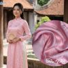 Vải lụa tơ tằm Hà Đông may áo dài
