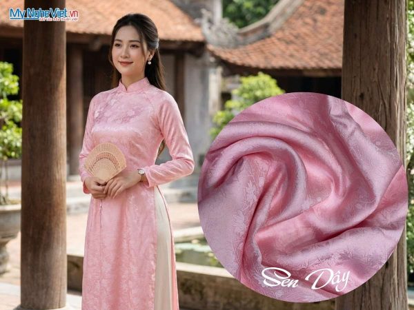 Vải lụa tơ tằm Hà Đông may áo dài