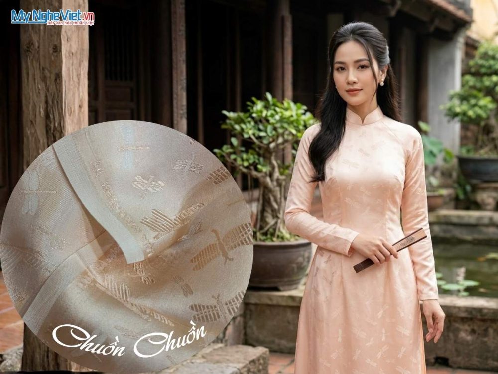 Vải lụa tơ tằm Hà Đông may áo dài