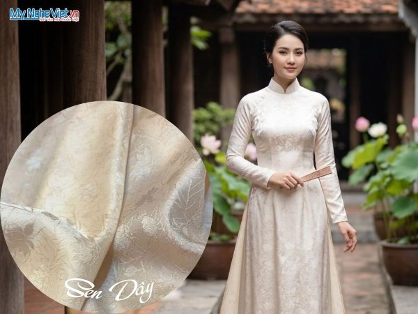 Vải lụa tơ tằm Hà Đông may áo dài