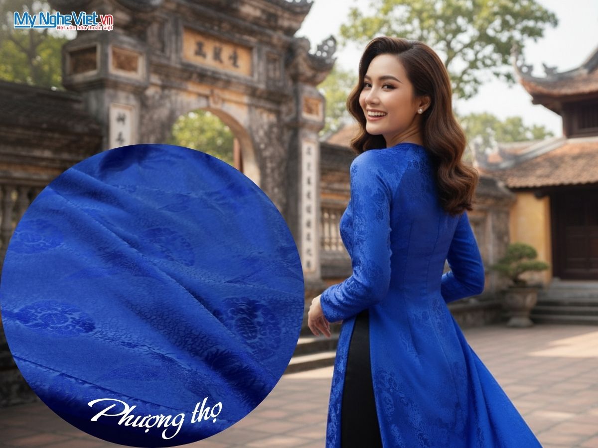 Vải lụa tơ tằm Hà Đông may áo dài