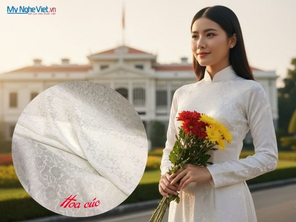 Vải lụa tơ tằm Hà Đông may áo dài