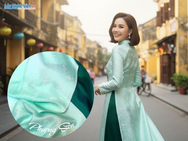 Vải lụa tơ tằm Hà Đông may áo dài