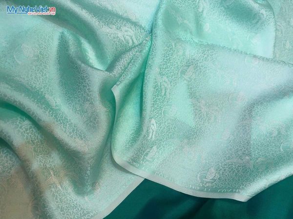 Vải lụa tơ tằm Hà Đông may áo dài
