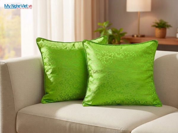 Vỏ gối lụa Hà Đông cao cấp