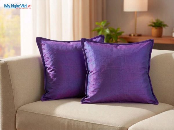 Vỏ gối lụa Hà Đông cao cấp