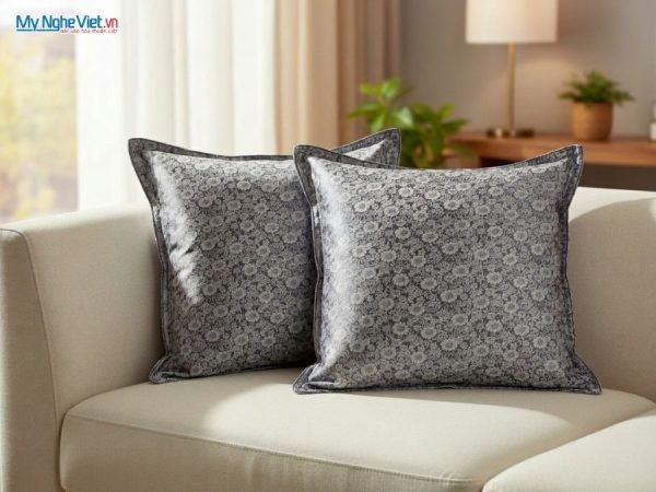 Vỏ gối lụa Hà Đông cao cấp