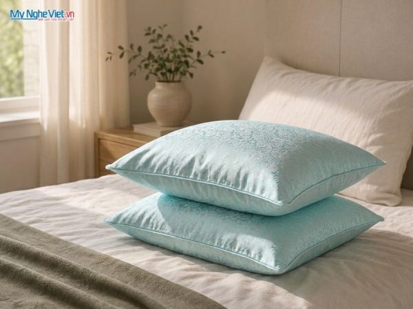 Vỏ gối lụa Hà Đông cao cấp