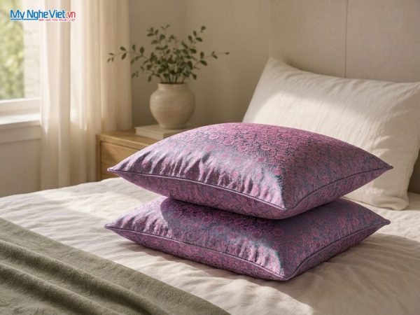 Vỏ gối lụa Hà Đông cao cấp