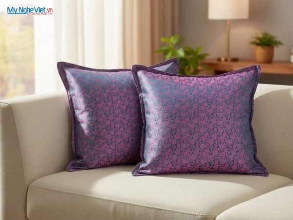 Vỏ gối lụa Hà Đông cao cấp