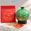Bình Hút Tài Lộc Mã Đáo Thành Công Men Vân Đá Xanh