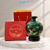 Bình Hút Tài Lộc Vẽ Tam Cảnh Phúc Lộc Thọ Nền Xanh