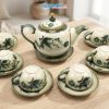 Bộ bình trà gốm sứ Bát Tràng